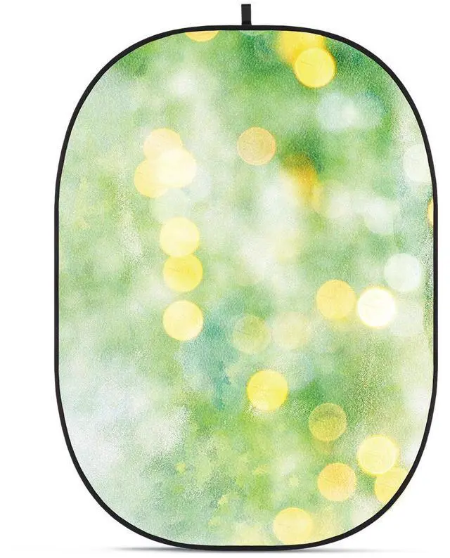 Main image of Glow CBA-TB0007 5x6.5' Fabric Collapsible Backdrop, Bokeh Textured