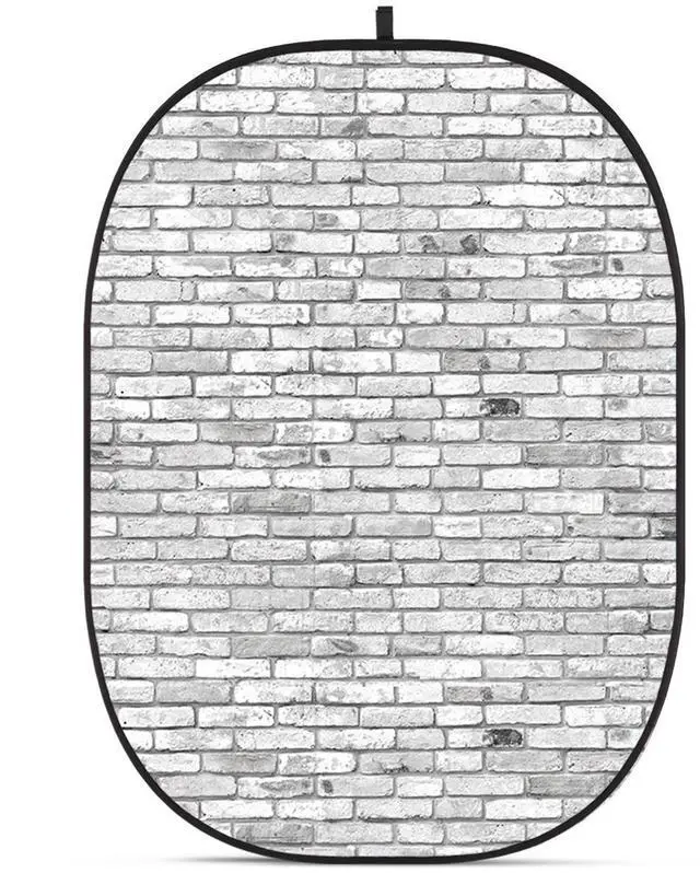 Main image of Glow CBA-WB0004 5x6.5' Fabric Collapsible Backdrop, Brick Wall