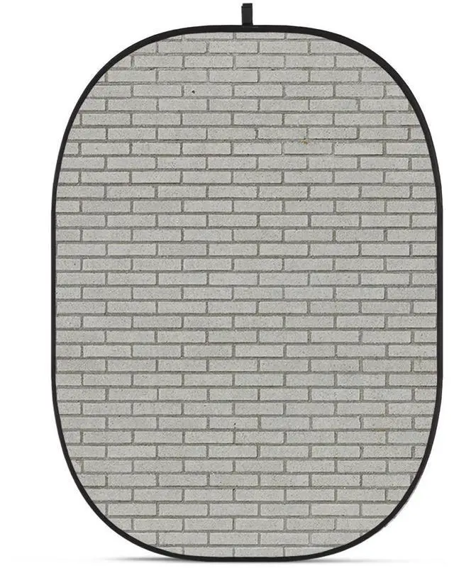 Main image of Glow CBA-WB0012 5x6.5' Fabric Collapsible Backdrop, Brick Wall