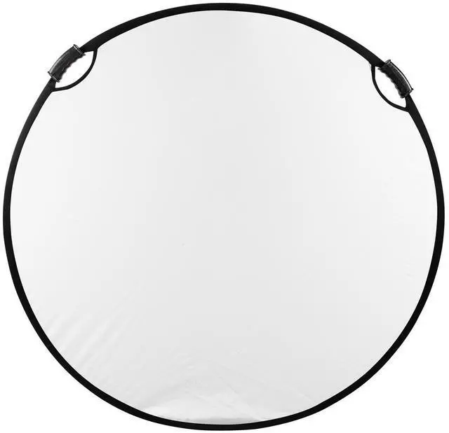 Alt view image 3 of 5 - Glow Circular Collapsible Reflector with Handles (52", Silver/White)