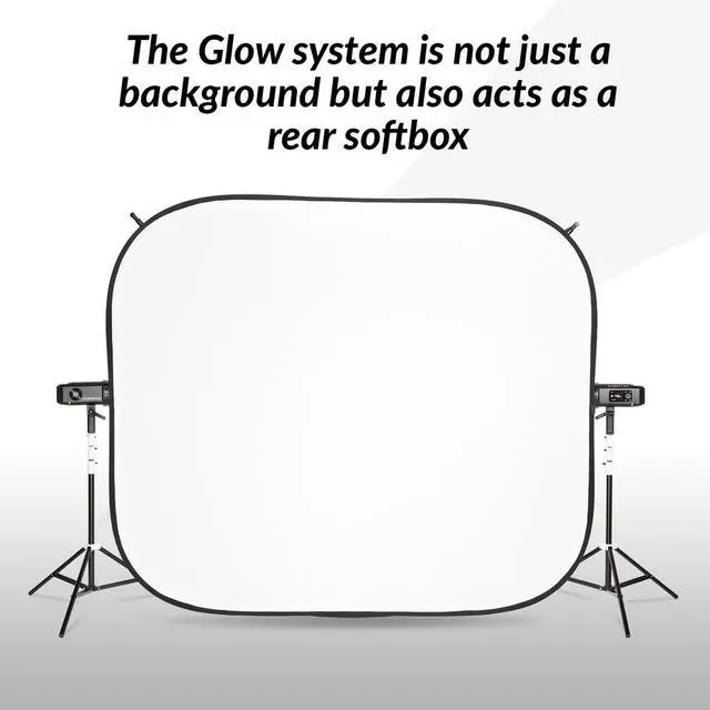 Alt view image 6 of 7 - Glow 6x7' HiGlow Illuminated White Background