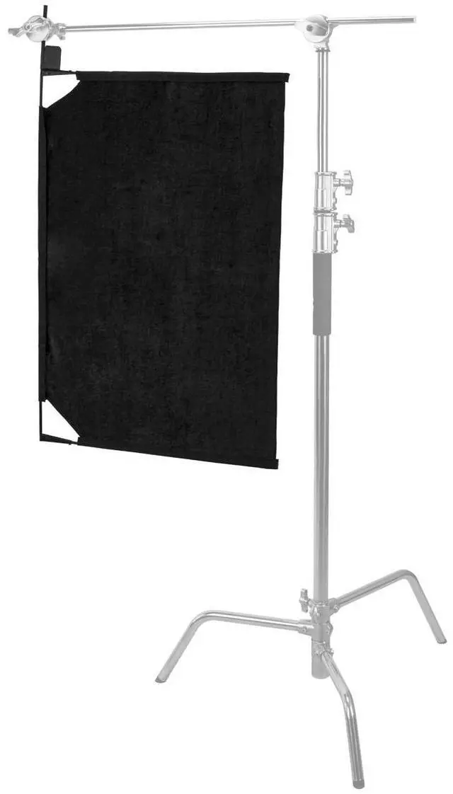 Alt view image 3 of 8 - glow portable frame scrim kit complete studio flag and diffusion set with collapsible frames (24 x 36)