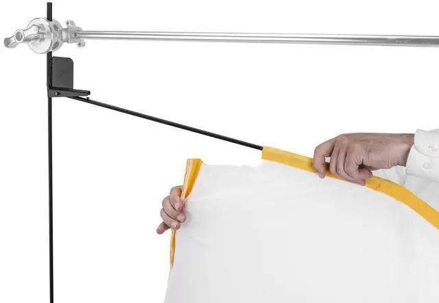 Alt view image 7 of 8 - glow portable frame scrim kit complete studio flag and diffusion set with collapsible frames (24 x 36)