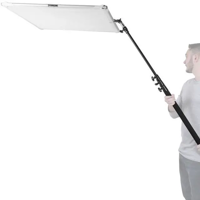 Alt view image 7 of 7 - Glow Reflector Panel and Sun Scrim Kit with Boom Handle and Carry Bag (29.5 x 29.5")
