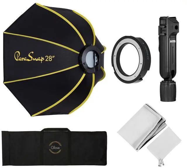 Alt view image 6 of 6 - Glow ParaSnap PS-B28K 28" Octagonal Softbox for Profoto A2 Monolight