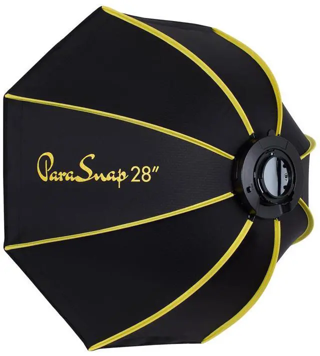 Alt view image 4 of 7 - Glow ParaSnap PS-B20K 28" Octagonal Softbox for Flashpoint XPLOR 300 Pro and Godox ML60 Light