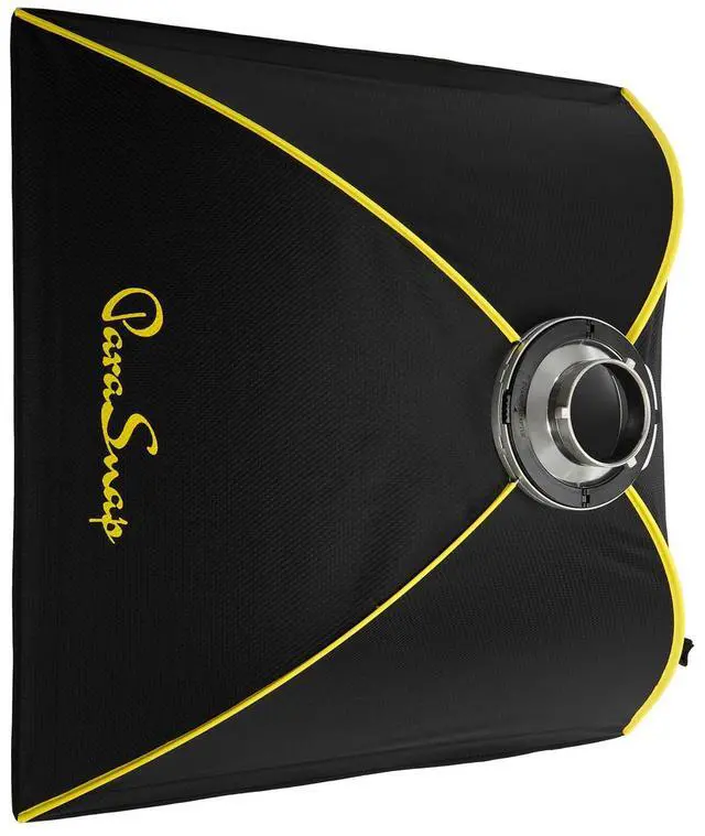 Alt view image 2 of 6 - Glow ParaSnap 32x32" Square Softbox with Adapter for Speedlight #PARASNAP3232S