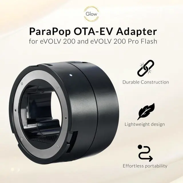 Alt view image 4 of 7 - Glow ParaPop OTA-EV Adapter for eVOLV 200 and eVOLV 200 Pro Flash