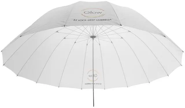 Alt view image 3 of 7 - Glow Easy Lock X-Large Deep Translucent Fiberglass Umbrella (65")