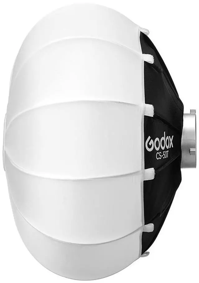 Alt view image 7 of 7 - Great Video Maker SD200s 200W Daylight LED Video Spotlight, Bundle with Godox 20" Lantern Softbox and Flashpoint 9.5' Light Stand