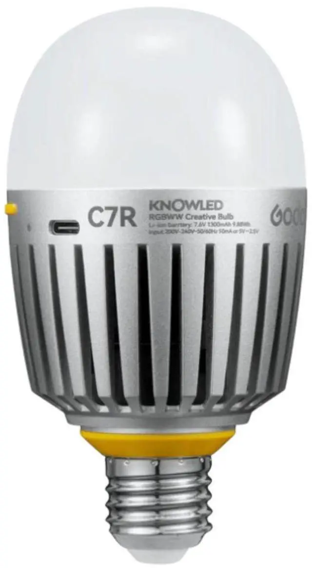 Alt view image 4 of 7 - Godox C7R KNOWLED RGBWW Creative Bulb (8-Light Kit)