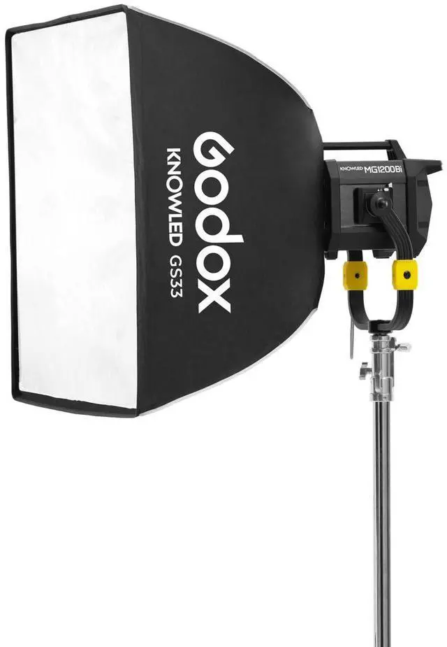 Alt view image 2 of 2 - Godox 35.4 x 35.4" Softbox for KNOWLED MG1200Bi Bi-Color LED Light