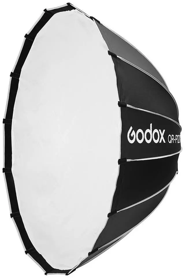 Alt view image 2 of 7 - Godox QR-P120T 47.2" Quick Release Parabolic Softbox with Bowens Mount