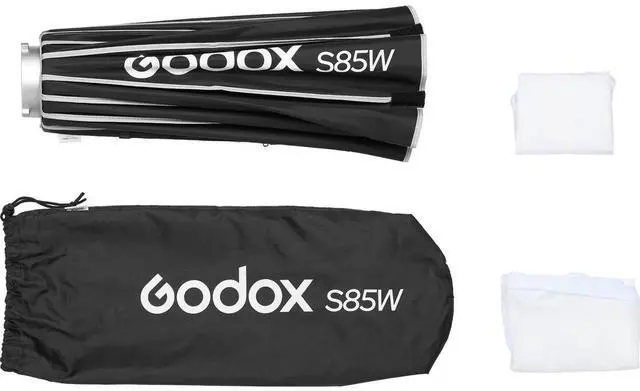 Alt view image 4 of 7 - Godox Bowens Mount Quick Release Umbrella Softbox (Black/White, 33.5")