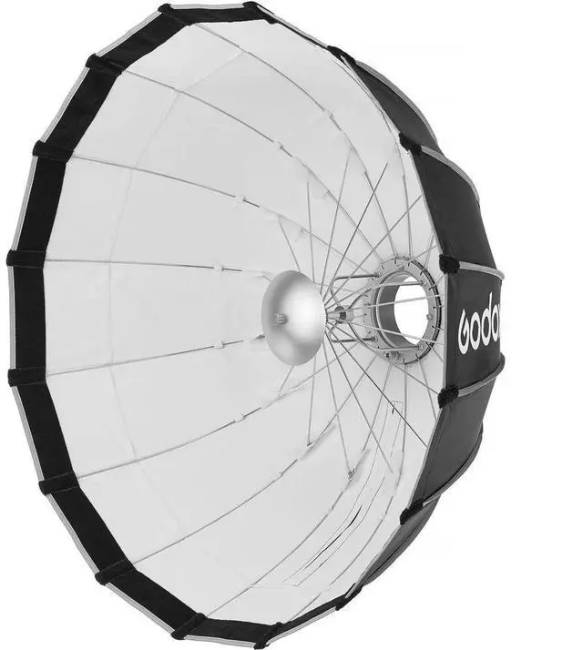 Alt view image 7 of 7 - Godox Bowens Mount Quick Release Umbrella Softbox (Black/White, 33.5")