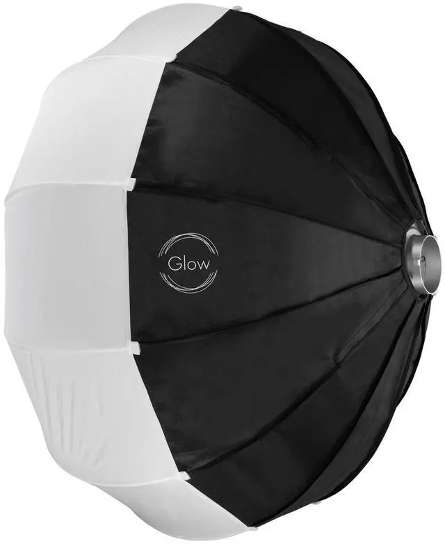 Main image of Glow 35" Quick Ball Lantern Softbox with Deflection Disk and Skirt Set, Bowens Speed Ring