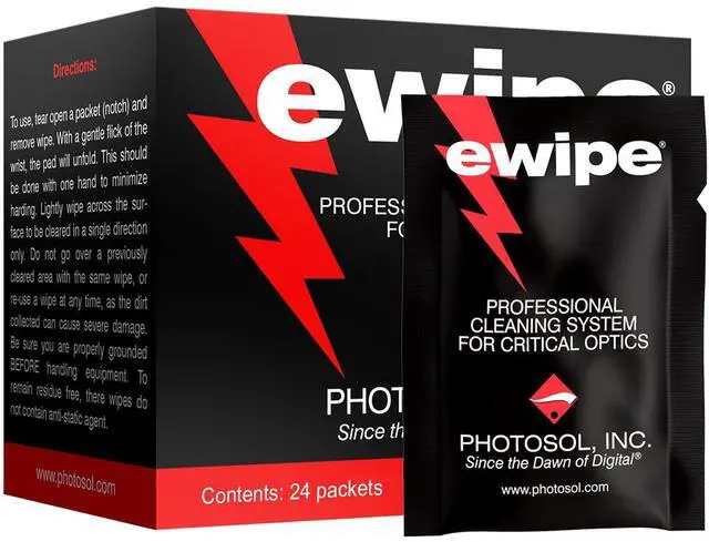 Main image of Photographic Solutions E Wipe Cleaning Pads, 24-Pack #EWCS