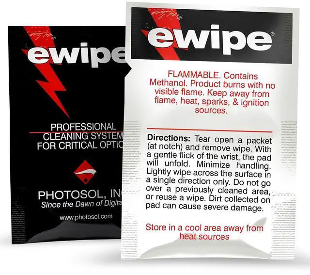 Alt view image 2 of 7 - Photographic Solutions E Wipe Cleaning Pads, 24-Pack #EWCS