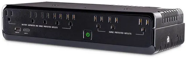Alt view image 9 of 11 - CyberPower SL950U Standby UPS System, 950VA/510W, 8 Outlets, USB Charge Ports