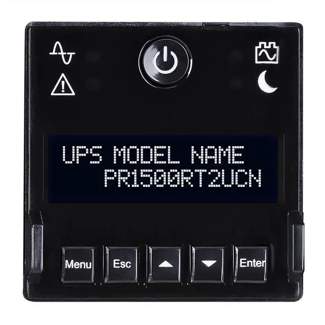 Alt view image 5 of 9 - CyberPower PR1500RT2UCN Smart App Sinewave UPS Systems - 1500VA/1500W, 120 VAC, NEMA 5-15P, 2U, Rack / Tower, Sine Wave, 8 Outlets, LCD, PowerPanel® Business