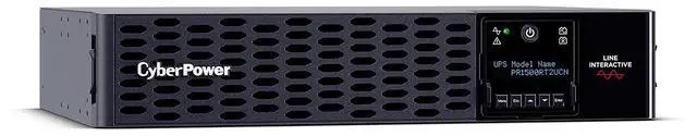 Alt view image 8 of 9 - CyberPower PR1500RT2UCN Smart App Sinewave UPS Systems - 1500VA/1500W, 120 VAC, NEMA 5-15P, 2U, Rack / Tower, Sine Wave, 8 Outlets, LCD, PowerPanel® Business