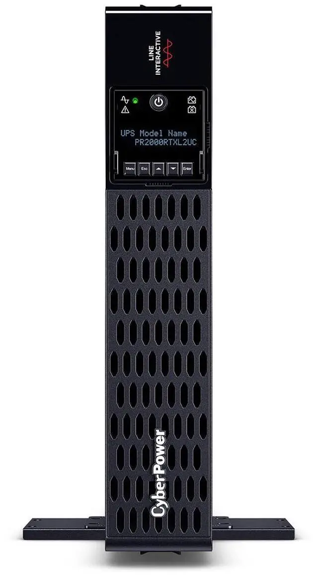 Alt view image 4 of 9 - CyberPower PR2000RTXL2UC Smart App Sinewave P2000VA/2000W Sine wave UPS 2U 8 x NEMA 5-20R 10ft cord cloud 2U 8XNEMA 5-20R 10 ft cord cloud Rack/Tower UPS