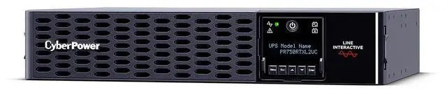 Alt view image 7 of 9 - CyberPower PR750RTXL2UC Smart App Sinewave UPS Systems - 750VA/750W, 120 VAC, NEMA 5-15P, 2U, Rack / Tower, Sine Wave, 8 Outlets, LCD, PowerPanel® Business