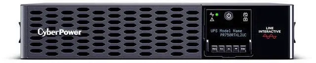 Alt view image 3 of 9 - CyberPower PR750RTXL2UC Smart App Sinewave UPS Systems - 750VA/750W, 120 VAC, NEMA 5-15P, 2U, Rack / Tower, Sine Wave, 8 Outlets, LCD, PowerPanel® Business