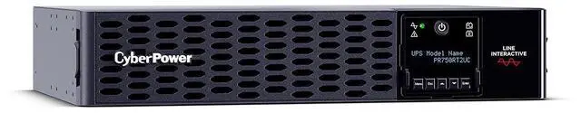 Alt view image 8 of 9 - CyberPower PR750RTXL2UC Smart App Sinewave UPS Systems - 750VA/750W, 120 VAC, NEMA 5-15P, 2U, Rack / Tower, Sine Wave, 8 Outlets, LCD, PowerPanel® Business