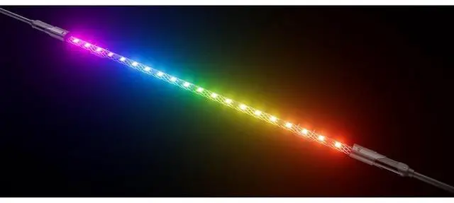 Alt view image 7 of 10 - HYTE LS30 39.37" ARGB LED Light Strip, 2-Pack #ACC-HYTE-LS30-B-2