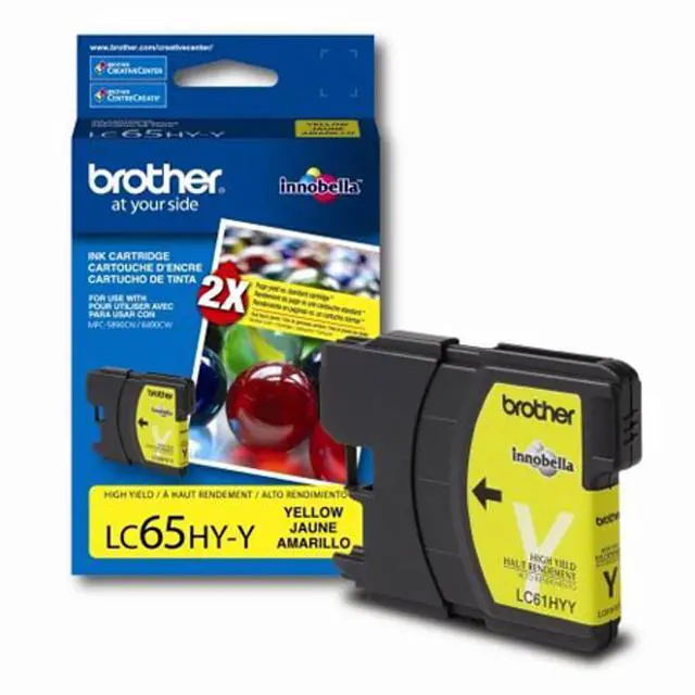 Alt view image 2 of 2 - Brother 2 Pack Innobella High Yield Yellow Ink Cartridge, 750 Page Yields