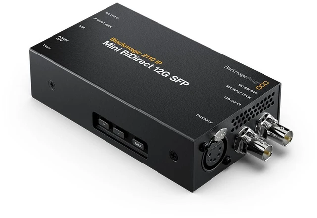 Alt view image 2 of 3 - Blackmagic Design 2110 IP Mini BiDirect 12G SFP Converter