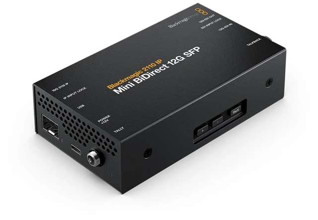 Alt view image 3 of 3 - Blackmagic Design 2110 IP Mini BiDirect 12G SFP Converter
