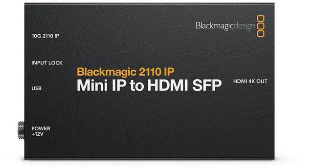 Alt view image 2 of 3 - Blackmagic Design 2110 IP Mini IP to HDMI Converter