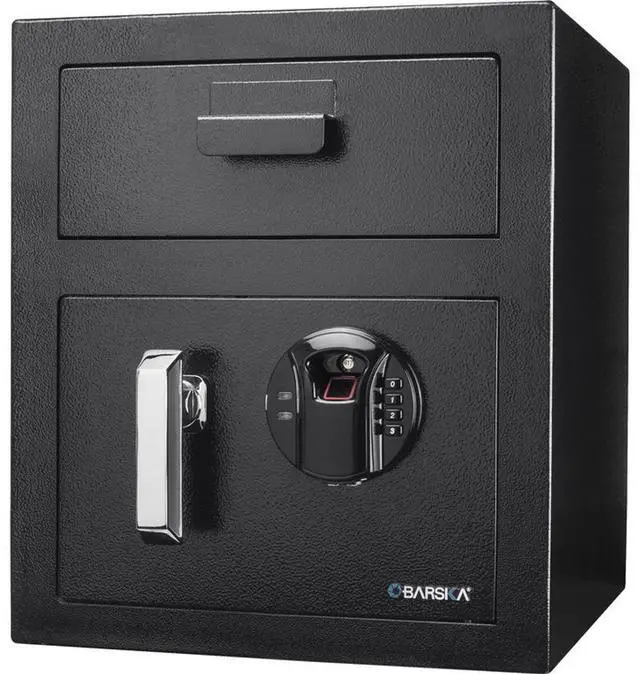 Main image of Barska Biometric Keypad Depository Safe