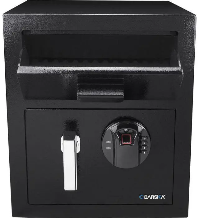 Alt view image 2 of 5 - Barska Biometric Keypad Depository Safe