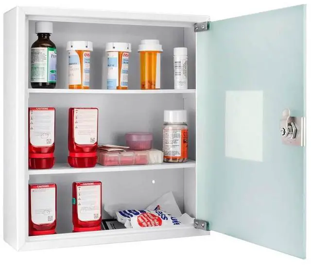 Alt view image 2 of 5 - Barska Medical Cabinet, Standard #CB12822