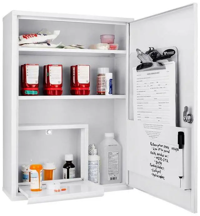 Alt view image 9 of 12 - Large Medical Cabinet
