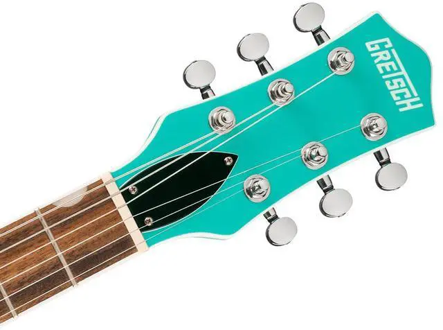 Alt view image 5 of 6 - Gretsch Gretsch G5232T Electromatic Double Jet FT with Bigsby Electric Guitar, Laurel Fingerboard, Caicos Green