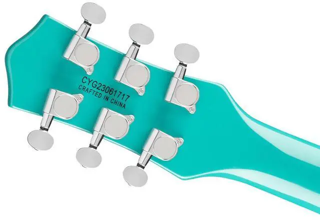 Alt view image 6 of 6 - Gretsch Gretsch G5232T Electromatic Double Jet FT with Bigsby Electric Guitar, Laurel Fingerboard, Caicos Green