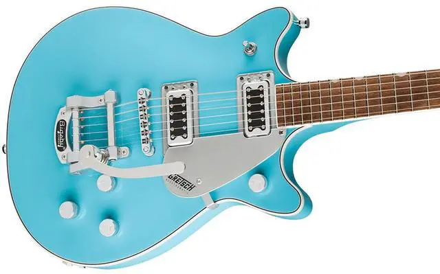 Alt view image 3 of 5 - Gretsch Gretsch G5232T Electromatic Double Jet FT with Bigsby Electric Guitar, Laurel Fingerboard, Kailani Blue