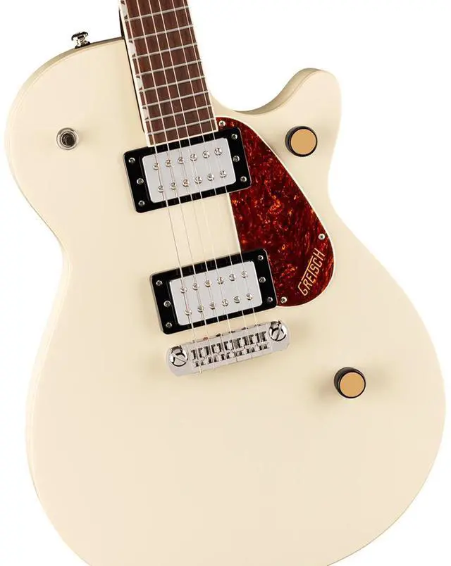 Alt view image 3 of 6 - Gretsch Gretsch Streamliner Jet Club Single-Cut with Wraparound Electric Guitar, Laurel Fingerboard, Vintage White
