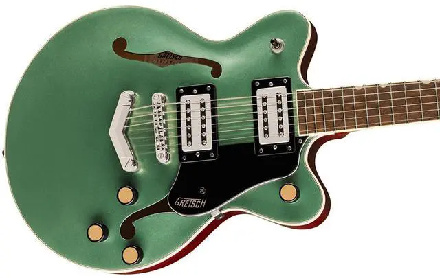 Alt view image 3 of 6 - Gretsch Gretsch G2655 Streamliner Center Block Jr. Double-Cut with V-Stoptail Electric Guitar, Laurel Fingerboard, Steel Olive
