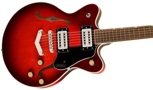 Alt view image 4 of 6 - Gretsch Gretsch G2655 Streamliner Center Block Jr. Double-Cut with V-Stoptail Electric Guitar, Laurel Fingerboard, Claret Burst