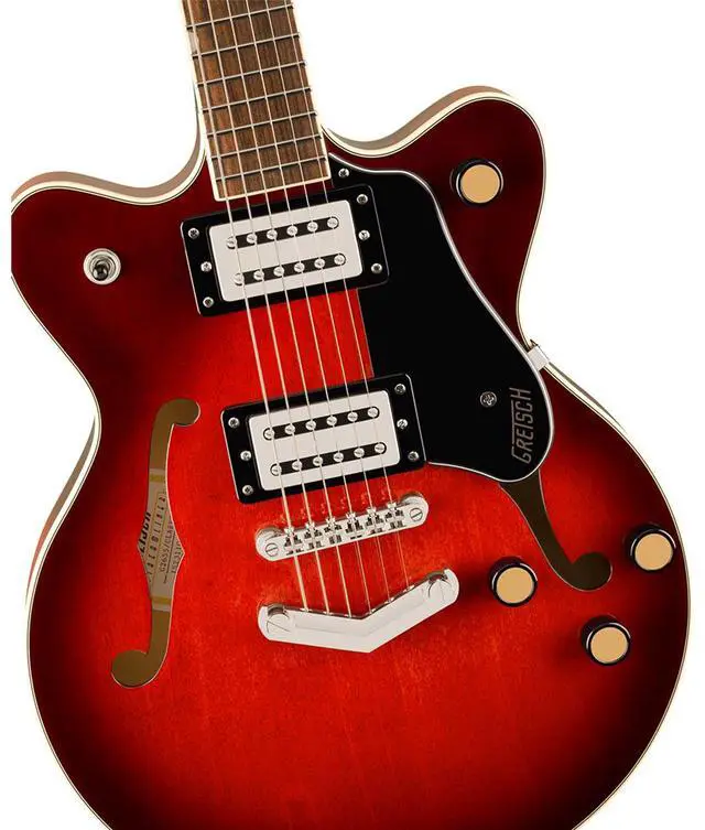 Alt view image 3 of 6 - Gretsch Gretsch G2655 Streamliner Center Block Jr. Double-Cut with V-Stoptail Electric Guitar, Laurel Fingerboard, Claret Burst