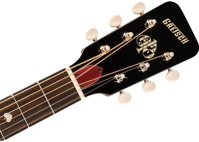 Alt view image 5 of 6 - Gretsch Nick 13 Outlaw Heart Grand Concert Acoustic Guitar, Black