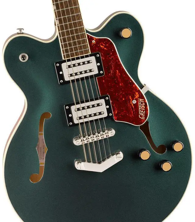 Alt view image 3 of 6 - Gretsch Gretsch G2622 Streamliner Center Block Double-Cut with V-Stoptail Electric Guitar, Laurel Fingerboard, Broad Tron BT-3S Pickups, Cadillac Green