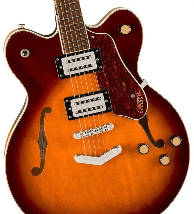 Alt view image 3 of 6 - Gretsch Gretsch G2622 Streamliner Center Block Double-Cut with V-Stoptail Electric Guitar, Laurel Fingerboard, Broad Tron BT-3S Pickups, Forge Glow