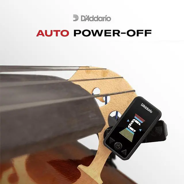 Alt view image 5 of 6 - D'Addario Eclipse Cello/Bass Clip-On Tuner, Black