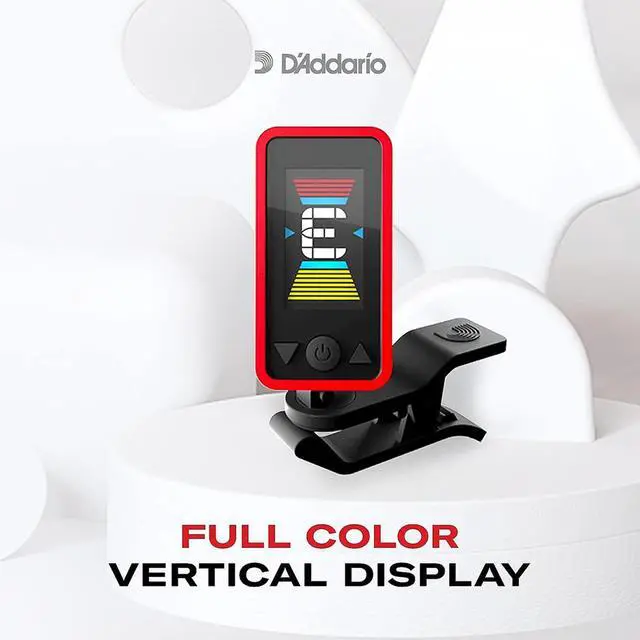 Alt view image 6 of 6 - D'Addario Eclipse Cello/Bass Clip-On Tuner, Black